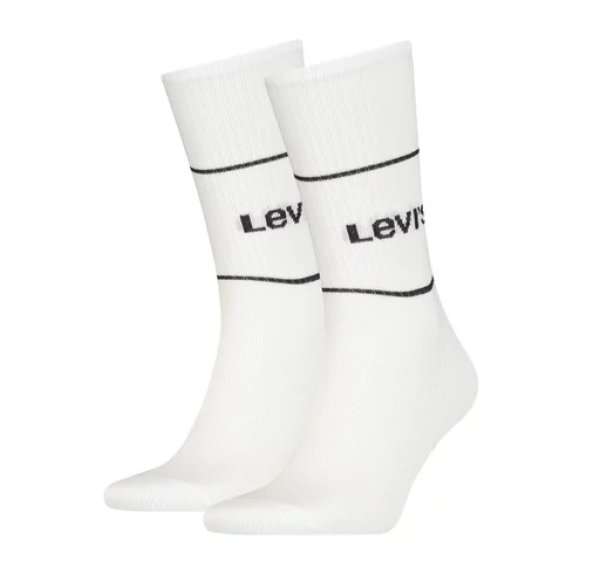 Unisex ponožky LEVI´S LEVIS SHORT CUT LOGO SPORT 2P
