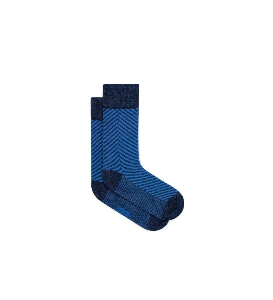 Unisex ponožky LEVI´S LEVIS REG CUT BOOTSOCK HERRINGBONE WOOL 1P