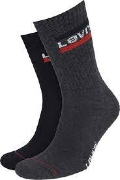 Unisex ponožky LEVI´S LEVIS REGULAR CUT SPRTWR LOGO 2P