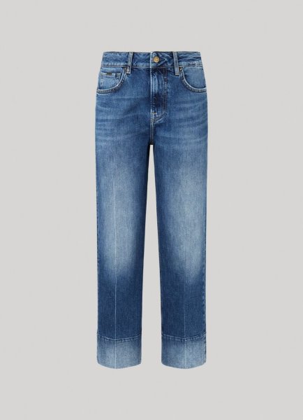 Dámske nohavice PEPE JEANS LOOSE ST JEANS UHW FADE