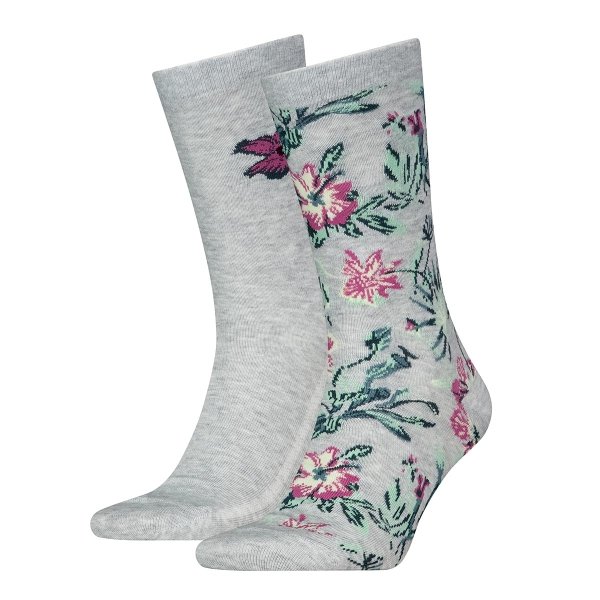 Unisex ponožky LEVI´S LEVIS REGULAR CUT FLOWER 2P