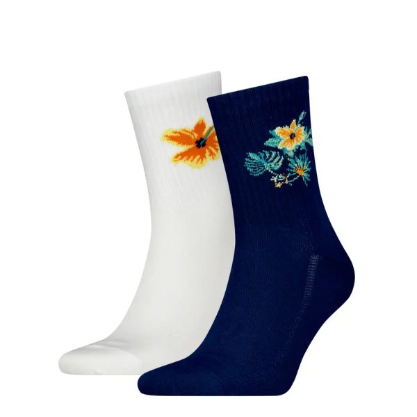 Unisex ponožky LEVI´S LEVIS SHORT CUT PLACED FLOWER 2P