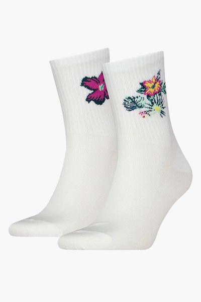Unisex ponožky LEVI´S LEVIS SHORT CUT PLACED FLOWER 2P