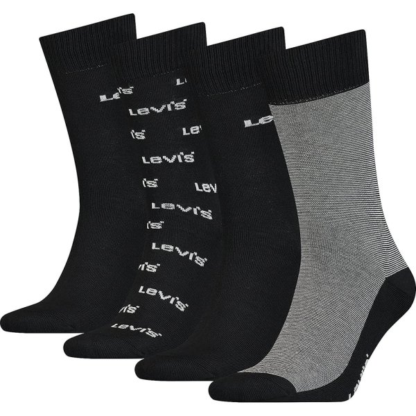 Unisex ponožky LEVI´S LEVIS GIFTBOX REG CUT LOGO 4P