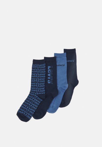 Unisex ponožky LEVI´S LEVIS GIFTBOX REG CUT DENIM LOGO 4P