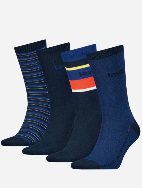 Unisex ponožky LEVI´S LEVIS GIFTBOX REG CUT STRIPE 4P