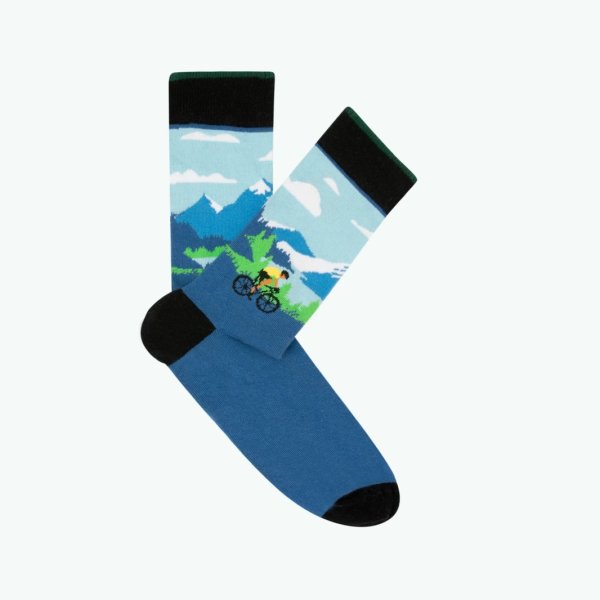 Unisex ponožky CABAIA SOCK PABLO & NOUR BLUE